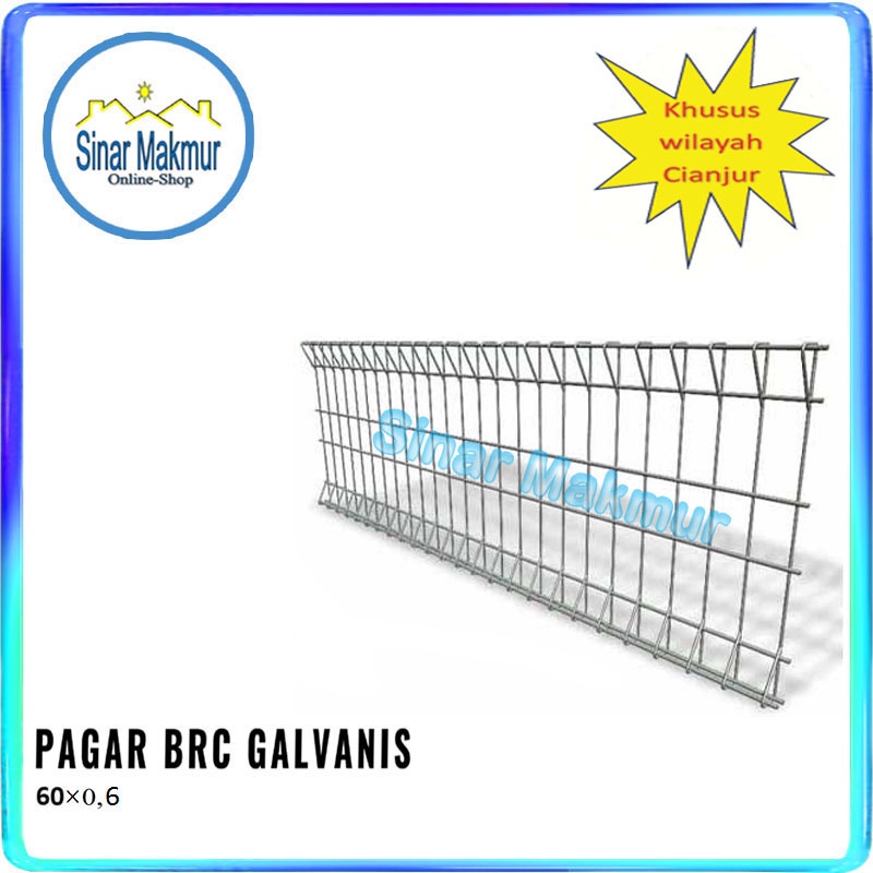 Pagar BRC 60 CM x 6 MM