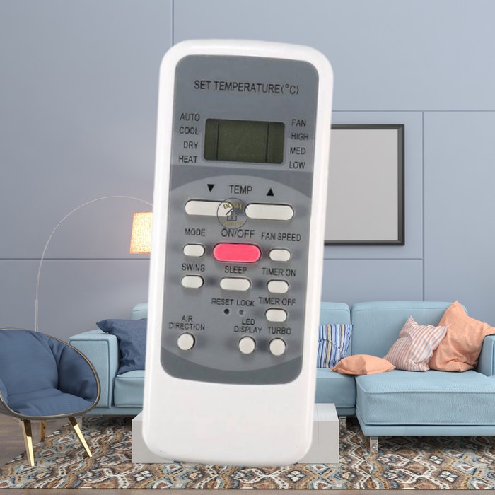 Remot Remote AC MIDEA Denpoo Universal 80-10 tanpa setting