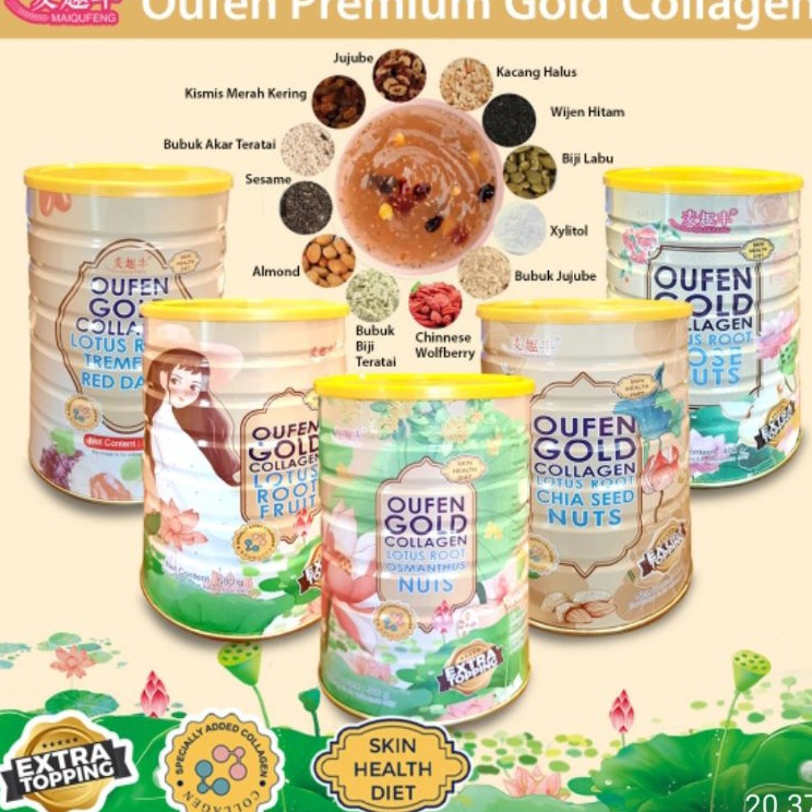 

Terlaris☈ 0HKBM Oufen Lotus Root Powder PREMIUM GOLD COLLAGEN Bubuk Akar Teratai EXTRA TOPING & COLLAGEN Q76 ➭Best Seller