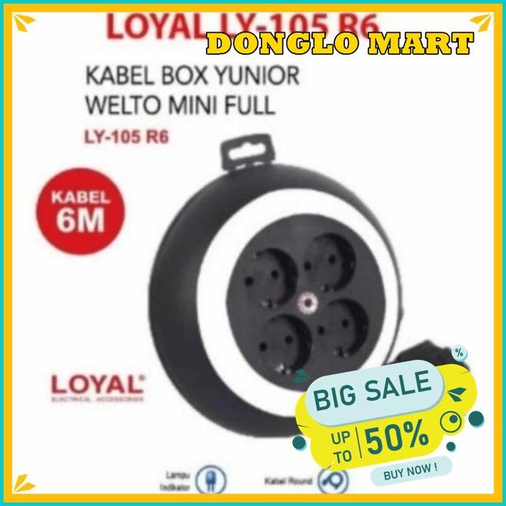 YUNIOR LY-110 KABEL ROLL 10METER ROLL KABEL KABEL GULUNG 10M TERMINAL GRATIS ONGKIR 