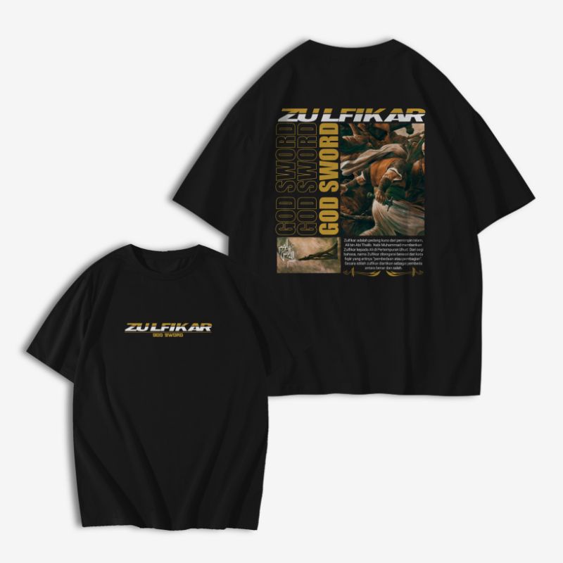 KAOS DAKWAH ISLAM PREMIUM | ZULFIKAR | HITAM