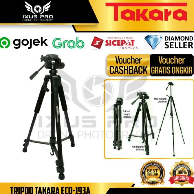New Tripod Takara Eco-193A / Tripod Kamera Eco 193 A