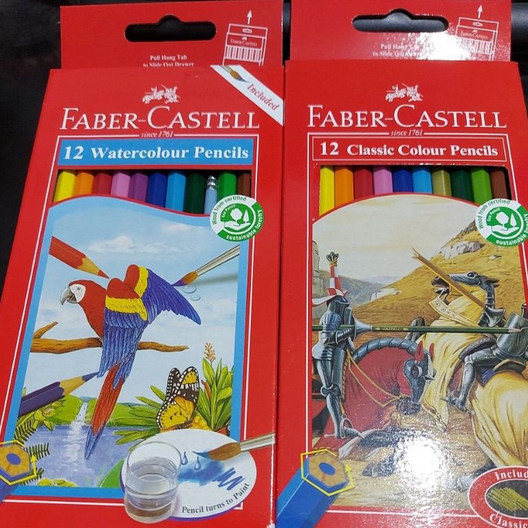 

Kemasan Baru.. Faber-Castell 12 Colours Pencils KBS