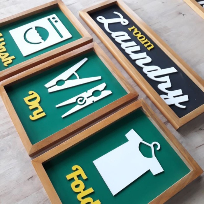 DISKON SPESIAL SET LAUNDRY ROOM HIASAN DINDING WALLDECOR TULOSAN TIMBUL TERBARU