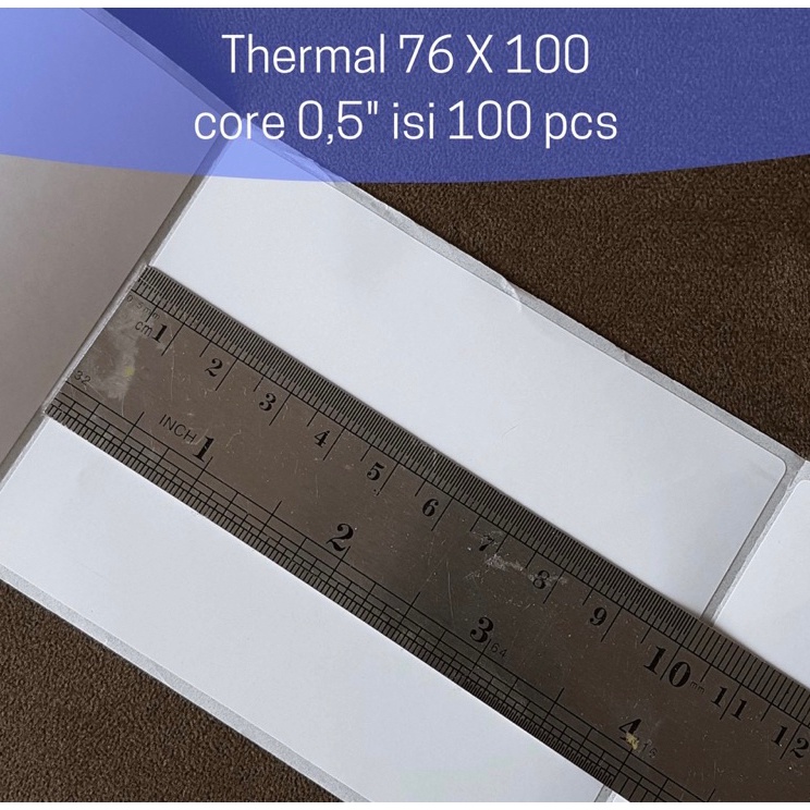 

Terlaku.❉ W7EDF Label Thermal 80x100 80mm 80 x 100 - 76x100 mm 76 x 100 isi 100 pcs J48 ☍Terkini