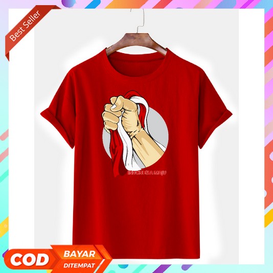 Kaos Kemerdekaan 2023 Dewasa Anak Couple Jumbo 17An Tshirts Maroon Distro Tshirt Oversize Korean Sty