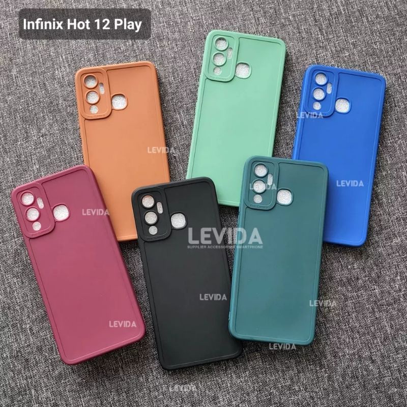 Softcase Pelindung Camera INFINIX HOT 12 PLAY/HOT 12 Case Pro Camera