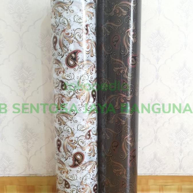 8.8 Fiber Pagar Rumah Penutup Pagar Motif Batik Emas