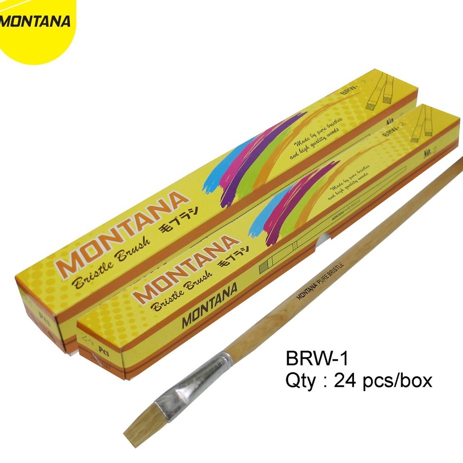 

Terbaru CSL8H MurahMurahATK Brush / Kuas Cat Air / Lukis / Acrylic Montana BRW-1 W80 Readystock