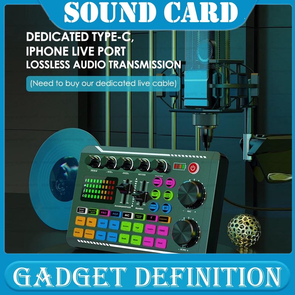 Terlaris V8S Soundcard Bluetooth Audio Usb External Soundcard V8S/ Bluetooth Live Mixer Broadcast Au