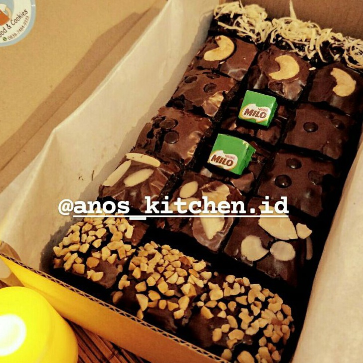 

➽Harga Promo↑ 9MBAN Brownies Fudgy Dark Cokelat Skat 20x10 (Isi 18 pcs) (Produk Terbaru Hari Ini) P57 Laris