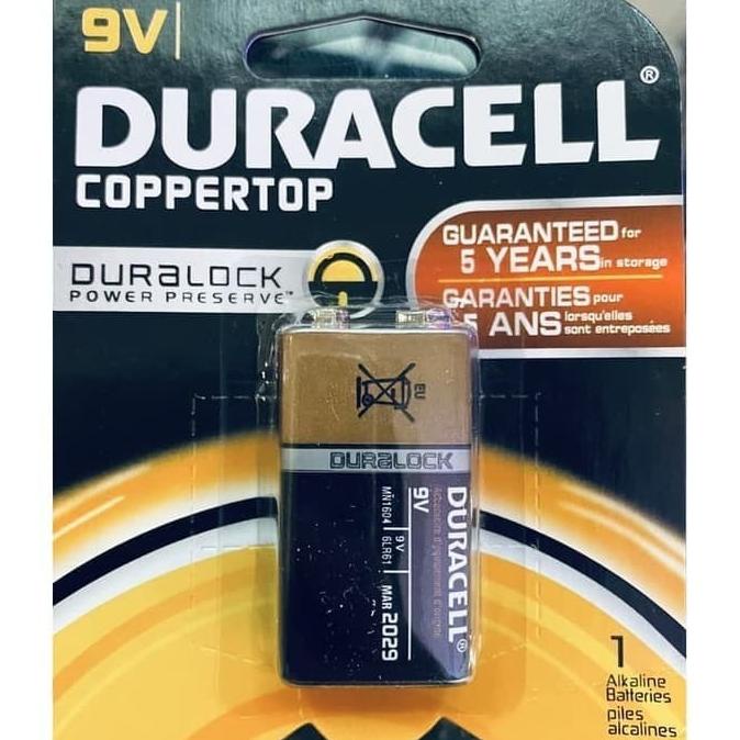 8.8 Alka9V Batre Duracell 9 Volt Batre Kotak 9V Duracell