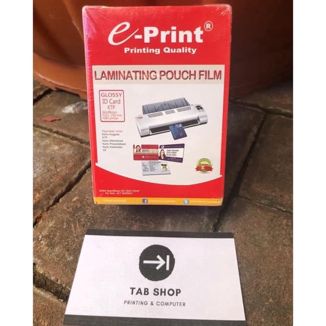 

➮Terkini✬➥ 9PVA7 EPRINT LAMINATING POUCH KTP 250 MIC N35 Big Sale