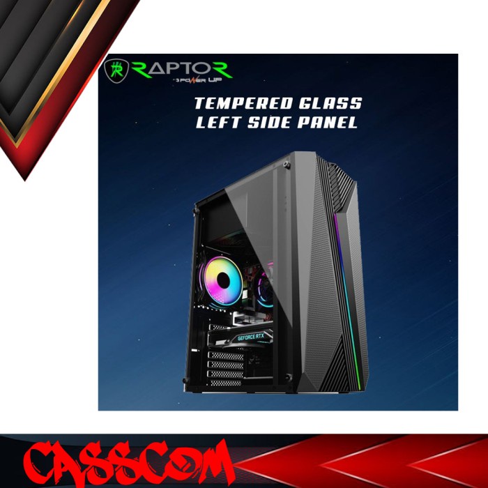 Best Seller Casing Gaming 3 Power Up Raptor 1615