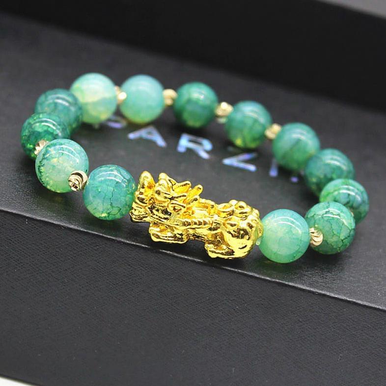 TOP 100 Gelang Pixiu Import warna/ Gelang Keberuntungan Pixiu / Gelang Pixiu Bulat keberuntungan COD