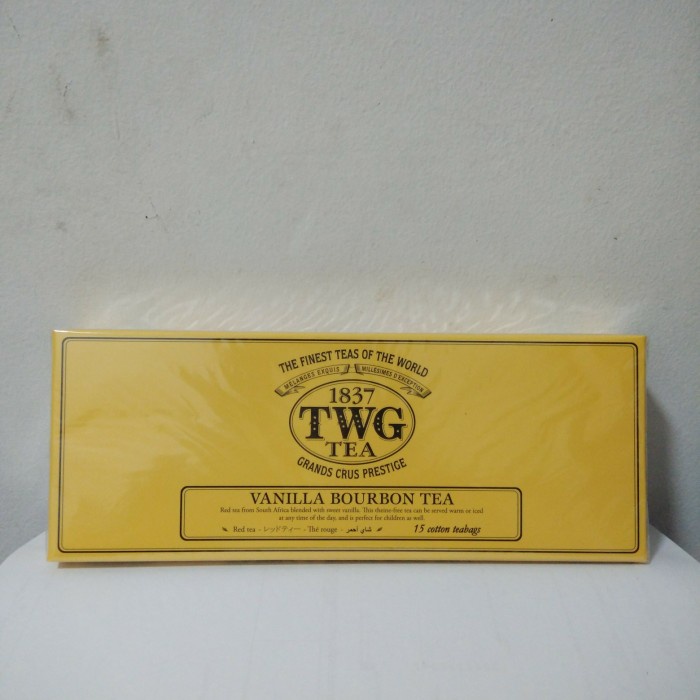 

Teh Celup Twg Tea Vanilla Bourbon 15 Cotton Teabags