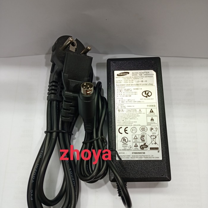 Terlaris Adaptor Samsung 5A 12V 4Pin
