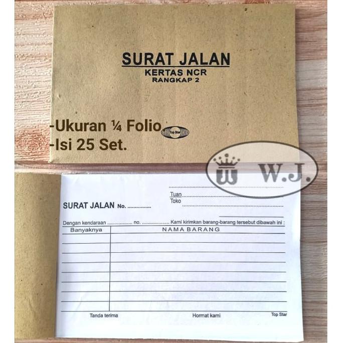 

:=:=:=:=] Buku Surat Jalan Folio, Rangkap 2