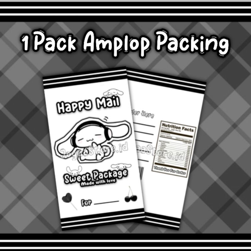 Amplop Packing Photocard 1 Pack[Packet Package Sanrio]