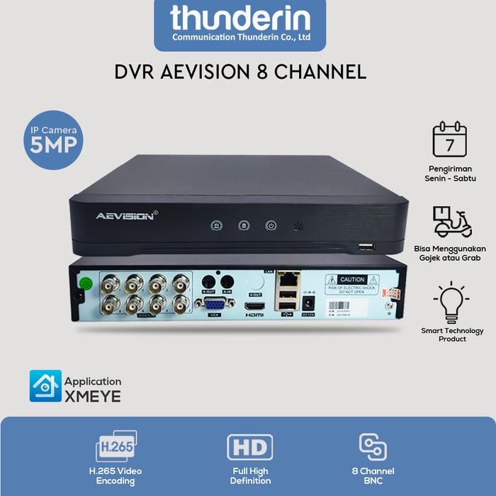 TERLARIS DVR AEVISION 8CH HS-BH3008VH XMEYE 5MP