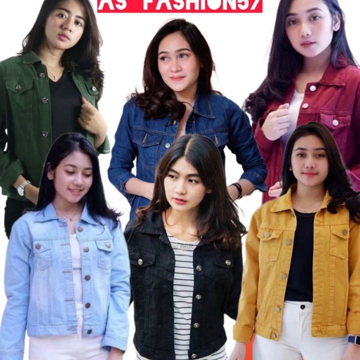Jaket Wanita Jeans Biondy kekinian Jaket Biondy Wanita