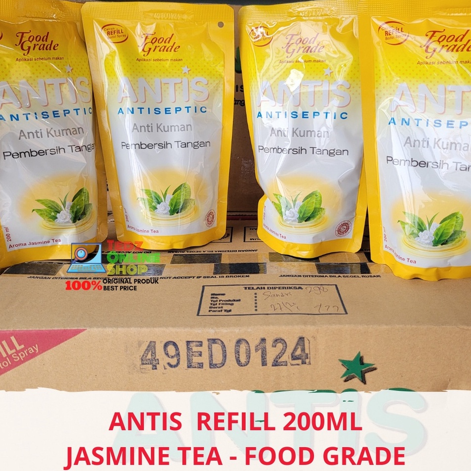 Big Sale➾ 6HJhj Antis 200ml Jasmine Tea Refill M74 Baru
