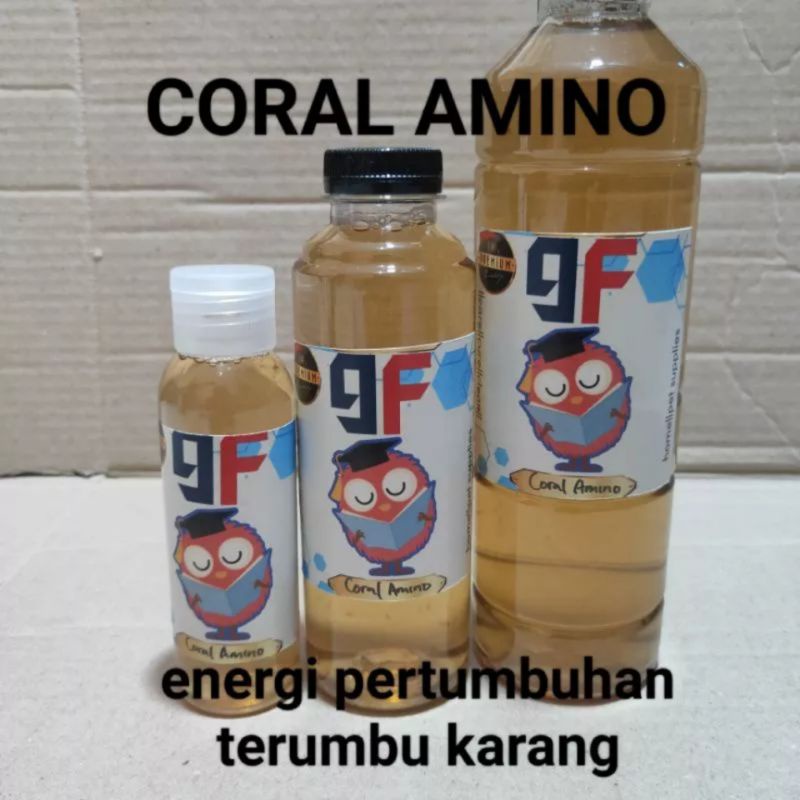 coral amino aquarium laut nutrisi pertumbuhan coral laut 100ml