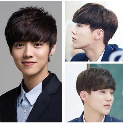 (( BISA COD) WIG PRIA RAMBUT PALSU PRIA PENDEK BAHAN SERAT KIMIA