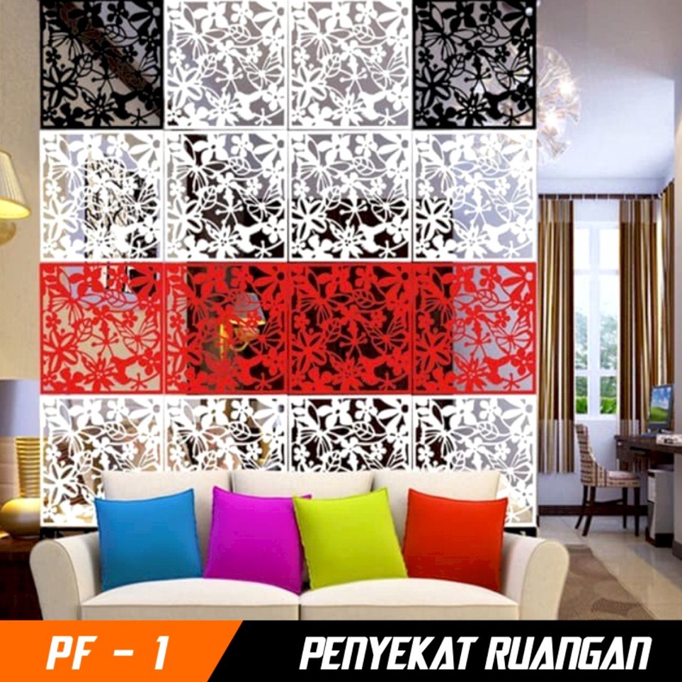 Penyekat Ruangan Paket 4Pcs Minimalis Aesthetic Tirai Pembatas Ruangan Sekat Ruangan Warna Penyekat 
