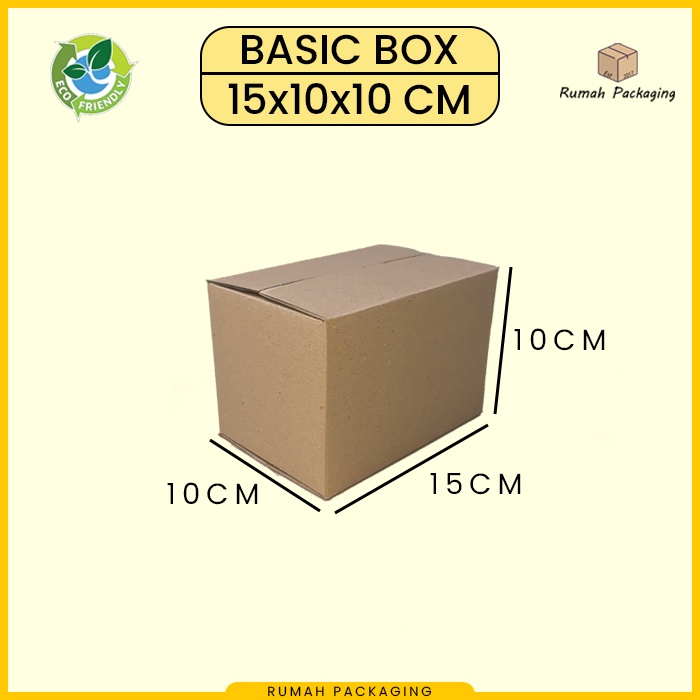 

Kardus / Karton Box Packing Polos 15x10x10 cm
