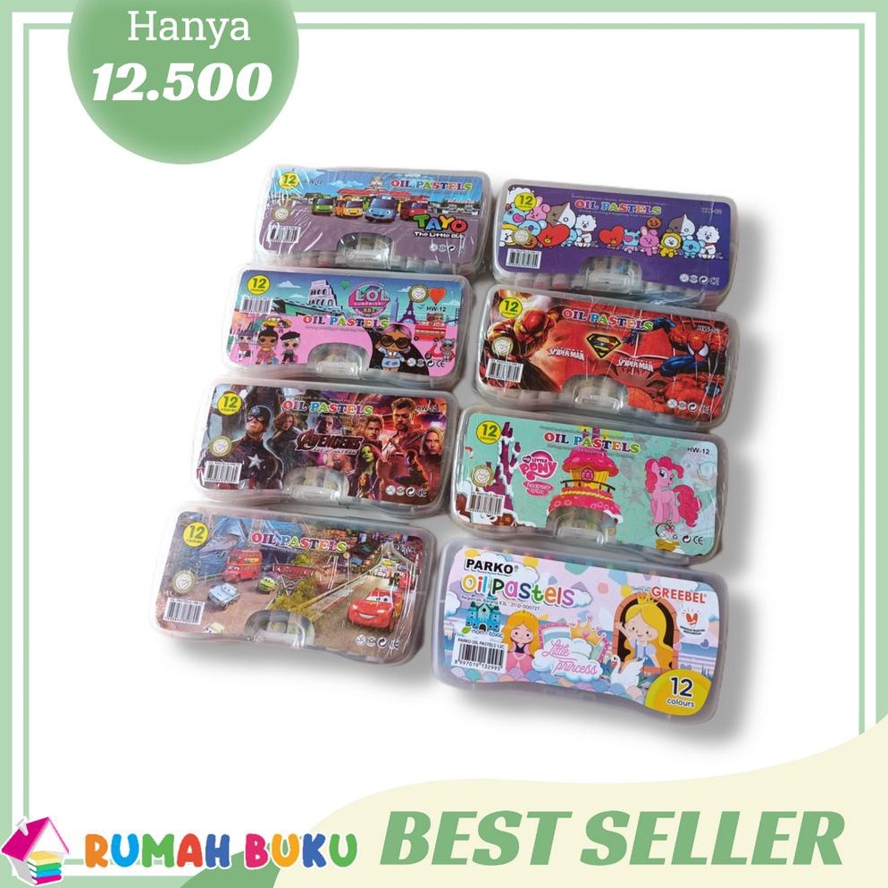 

DT6295 Krayon Oil pastle 12warna 6qwqb