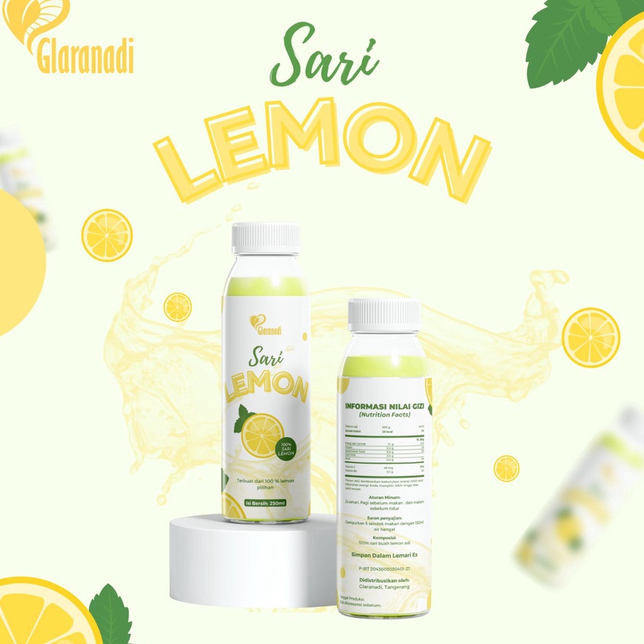 

Best Terlaris✼ RWMVN GLARANADI - Sari Jeruk Lemon / Memelihara Daya Tahan Tubuh (Pure Lemon Juice) 100% V87 ✧Murah