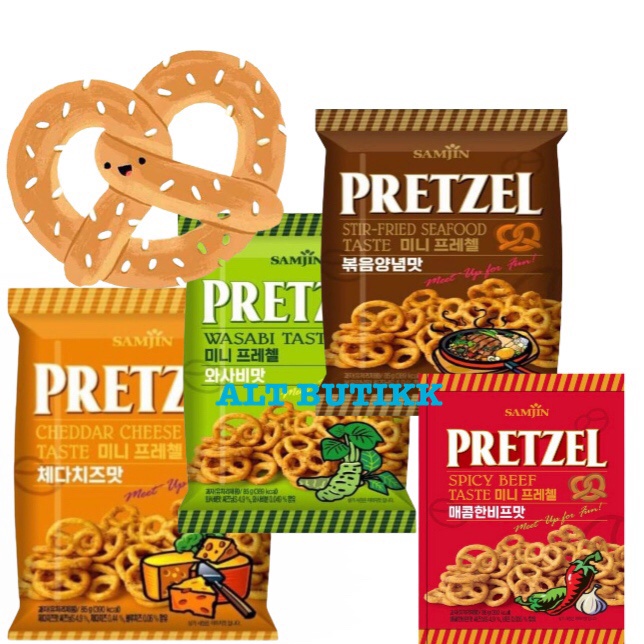 

➺Stock Banyak✥↕ CFLAK SAMJIN PRETZEL 85 gr PRODUCT OF KOREA ! J34 ➙Terbaru