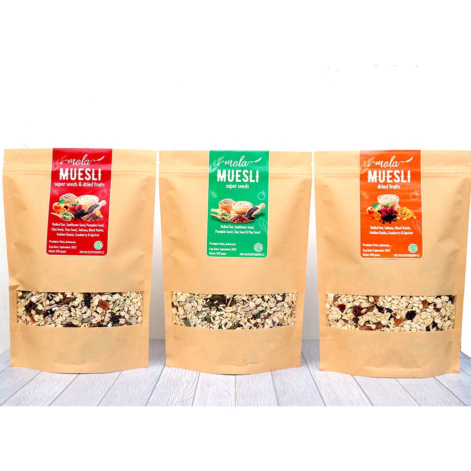 

Stock Banyak EPGBY Mola Muesli 500 gram E100 ✢Murah Banget