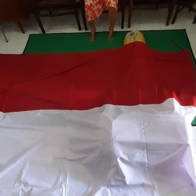 :::::::] Bendera Indonesia 60x90 Katun tebal
