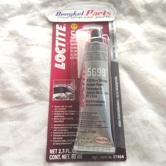 Lem Gasket Loctite RTV 5699 Grey Abu Abu