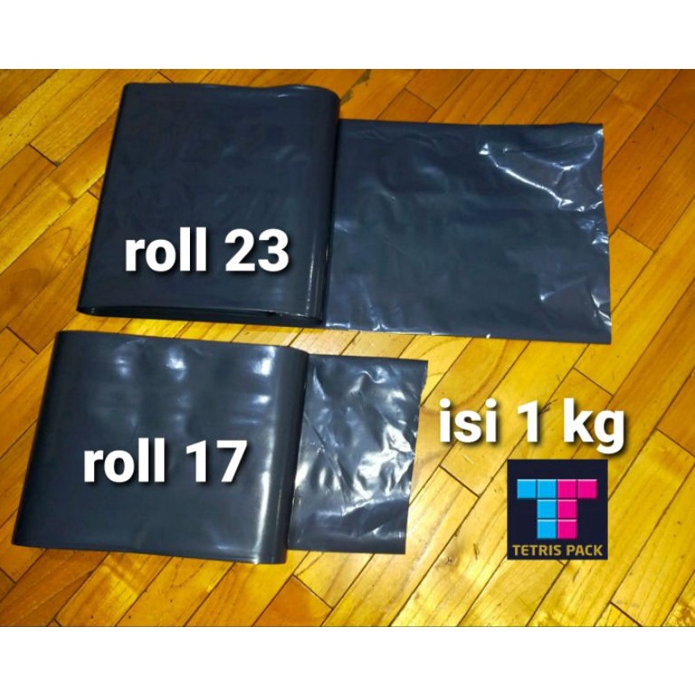 

AM41 plastik packing hitam roll kwalitas super 4671