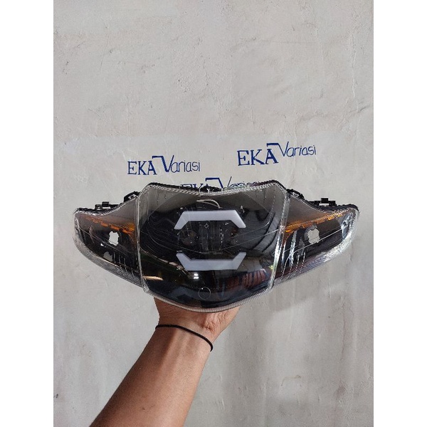 LAMPU DEPAN HONDA ABSOLUTE REVO COSTUME DAYMAKER