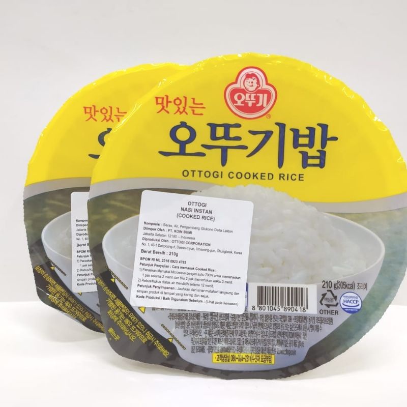 

OTTOGI COOKED RICE / NASI INSTAN 210GRAM