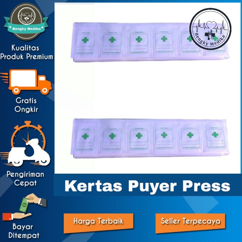 Kertas Puyer Press  Kantong Obat Puyer  Kertas Obat Press