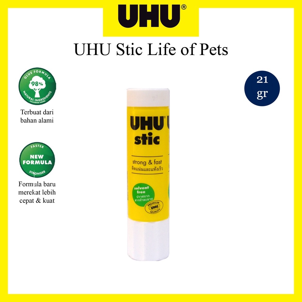 

Pasti Murah.. Lem UHU Stick 21 gram Sedang Medium ZJM
