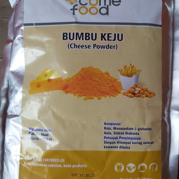

] COME FOOD bumbu tabur CHEESE bumbu KEJU / CHEESE KEJU powder 1kg