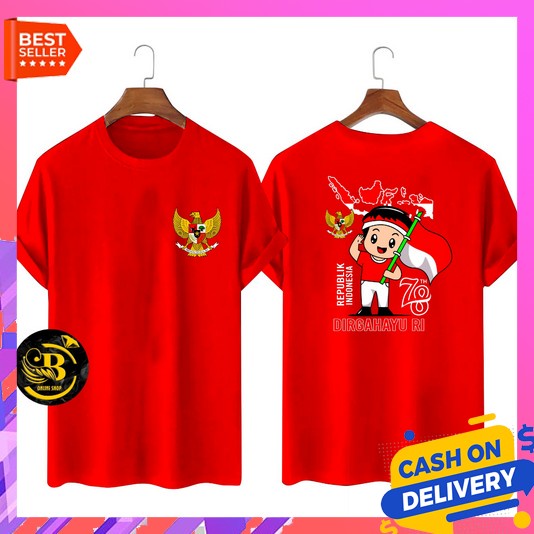 Kaos Hut Ri Ke 78 Dewasa 223 Anak Lengan Panjang 17Agustus Pendek Jumbo Tshirt 78Th Merdeka Cuci Gud