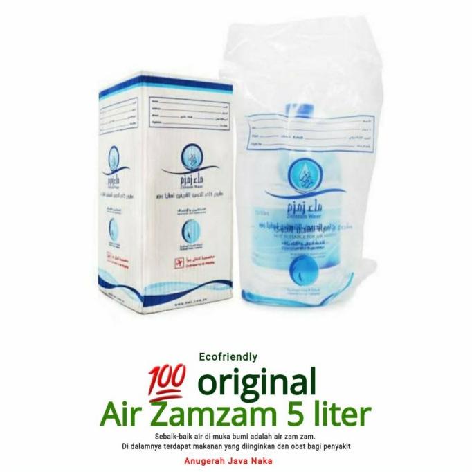 

siap kirim] air zamzam 5 liter asli original