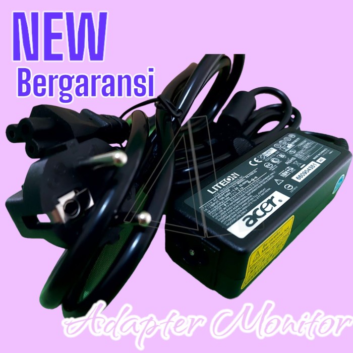 Adaptor Monitor HP N240 LED Adapter Power Supply FREE AC Cord / Kabel