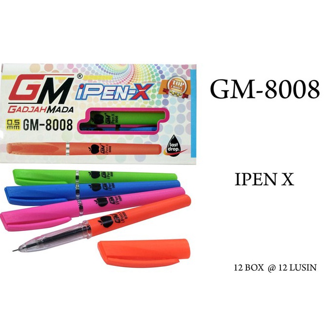 

10.10 Promo >> 12 psc pulpen ipen X gel ink 0.38mm