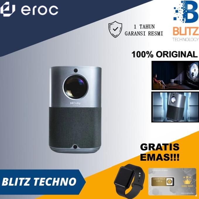 EROC Android Smart Home Proyektor Dolby FHD MAX - EROC MAX Projector