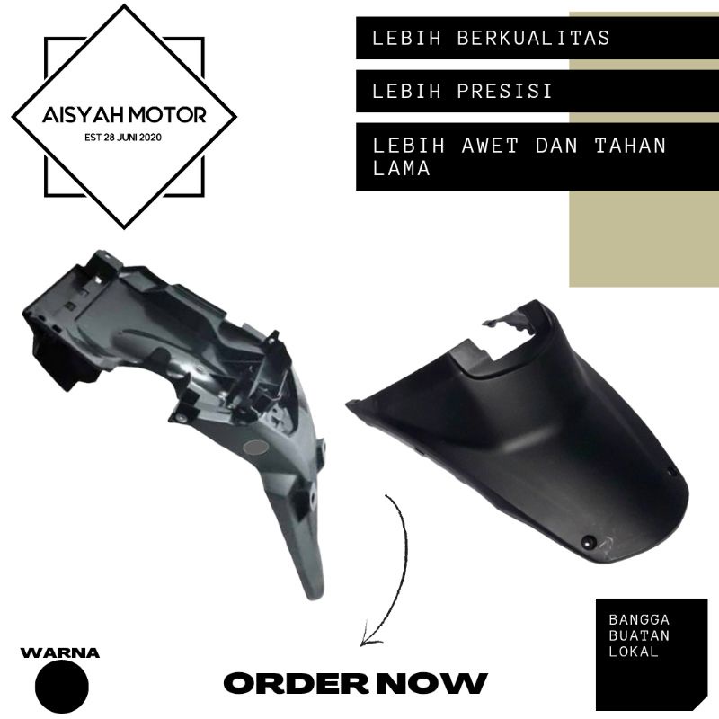 Cover Bodi Cover Tangki Spakbor Belakang Honda Beat Pop