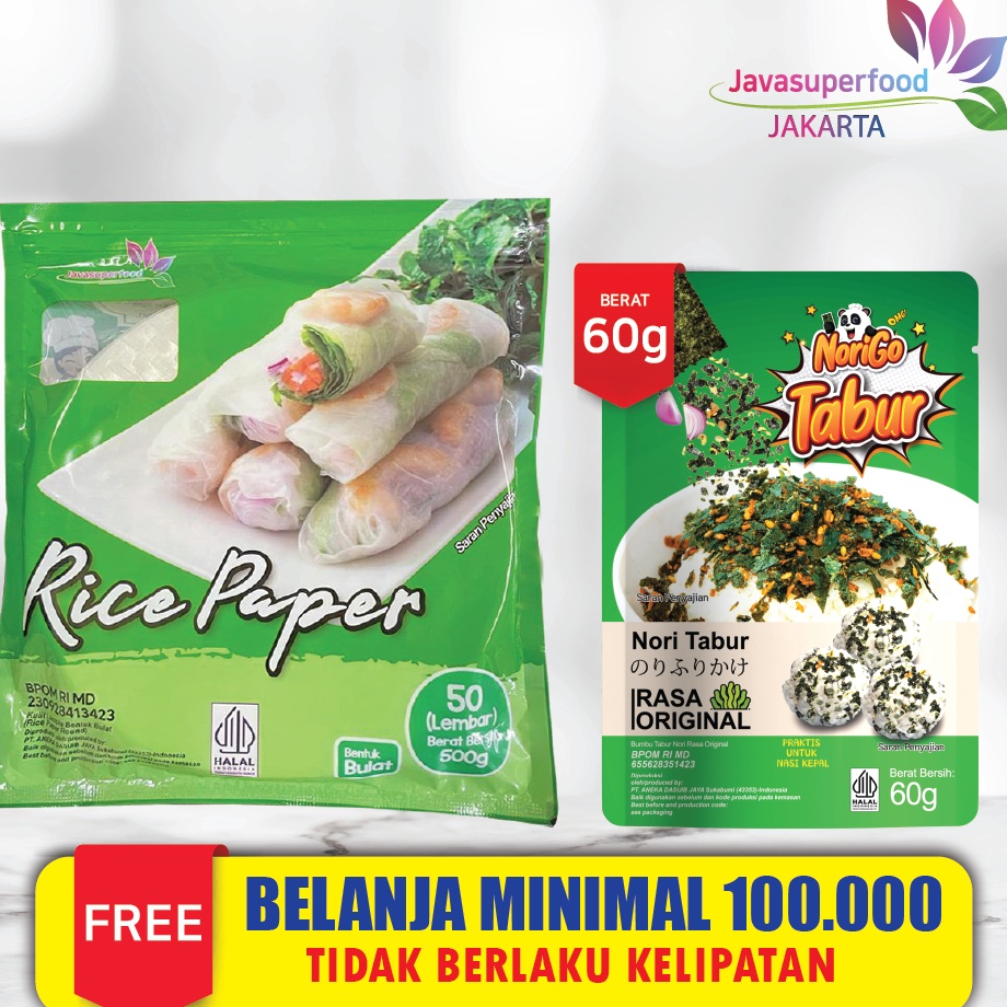 

Best Produk CJVUK Banh Trang High Quality Rice Paper 22 cm / Rice Paper / Kulit Lumpia Vietnam Rice Paper / rice roll spring roll / Salad Wrap J41 ❀Laris