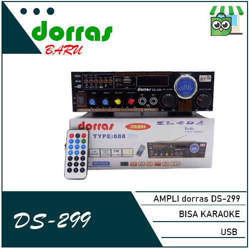 POWER AMPLIFIER DORRAS DS-299 - POWER DORRAS BISA KARAOKE